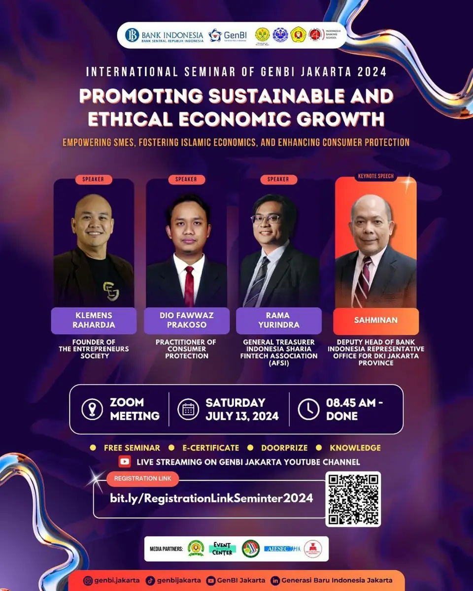 Community & speaking event – International Seminar of GenBI Jakarta 2024